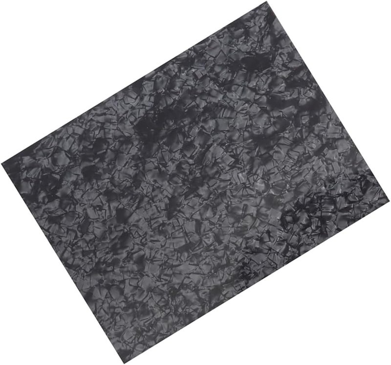 ROZILO Black Pearl 20x25cm Acoustic Guitar Self Adhesive Pickguard Blank Material Scratch Plate Sheet - Image 1